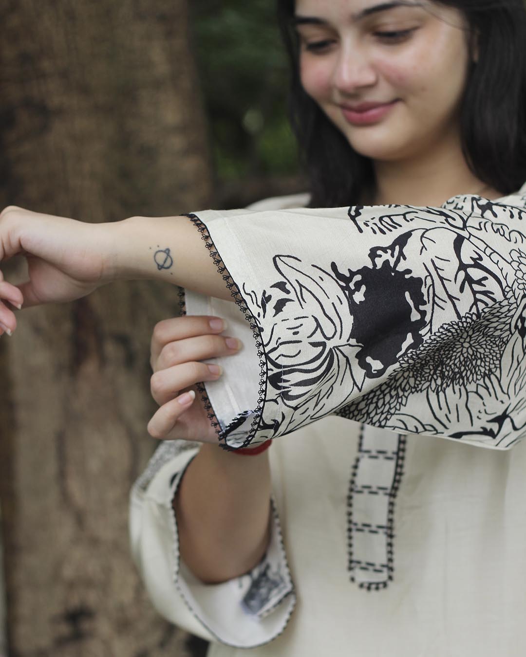 Saanjh Kurta set- Set of 2