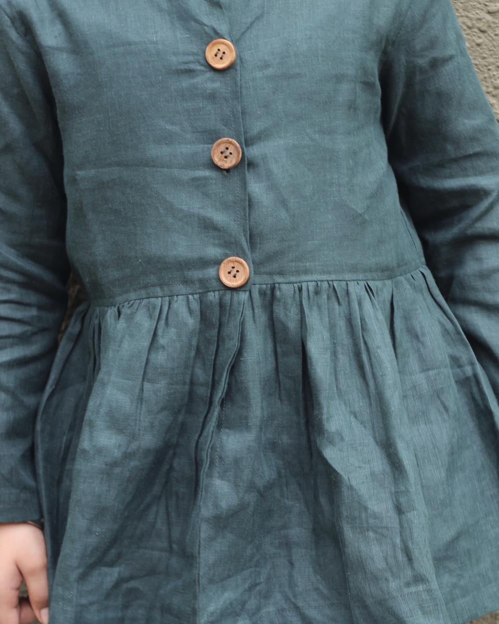 Forest Friend Linen Kurta