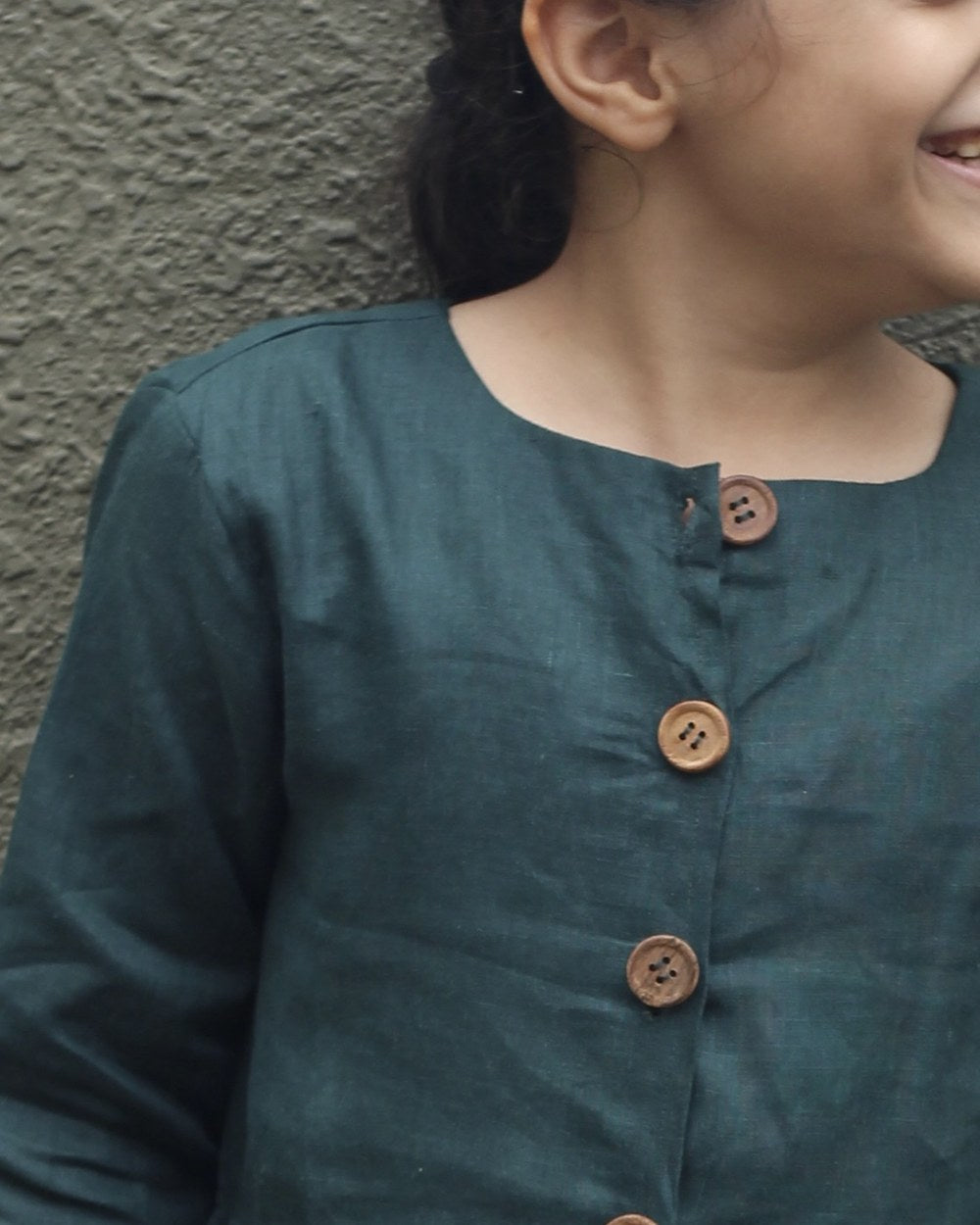 Forest Friend Linen Kurta