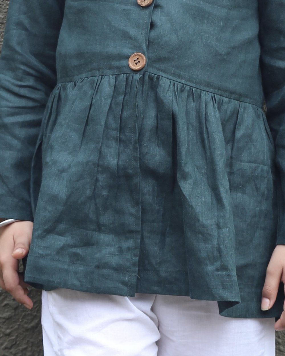 Forest Friend Linen Kurta