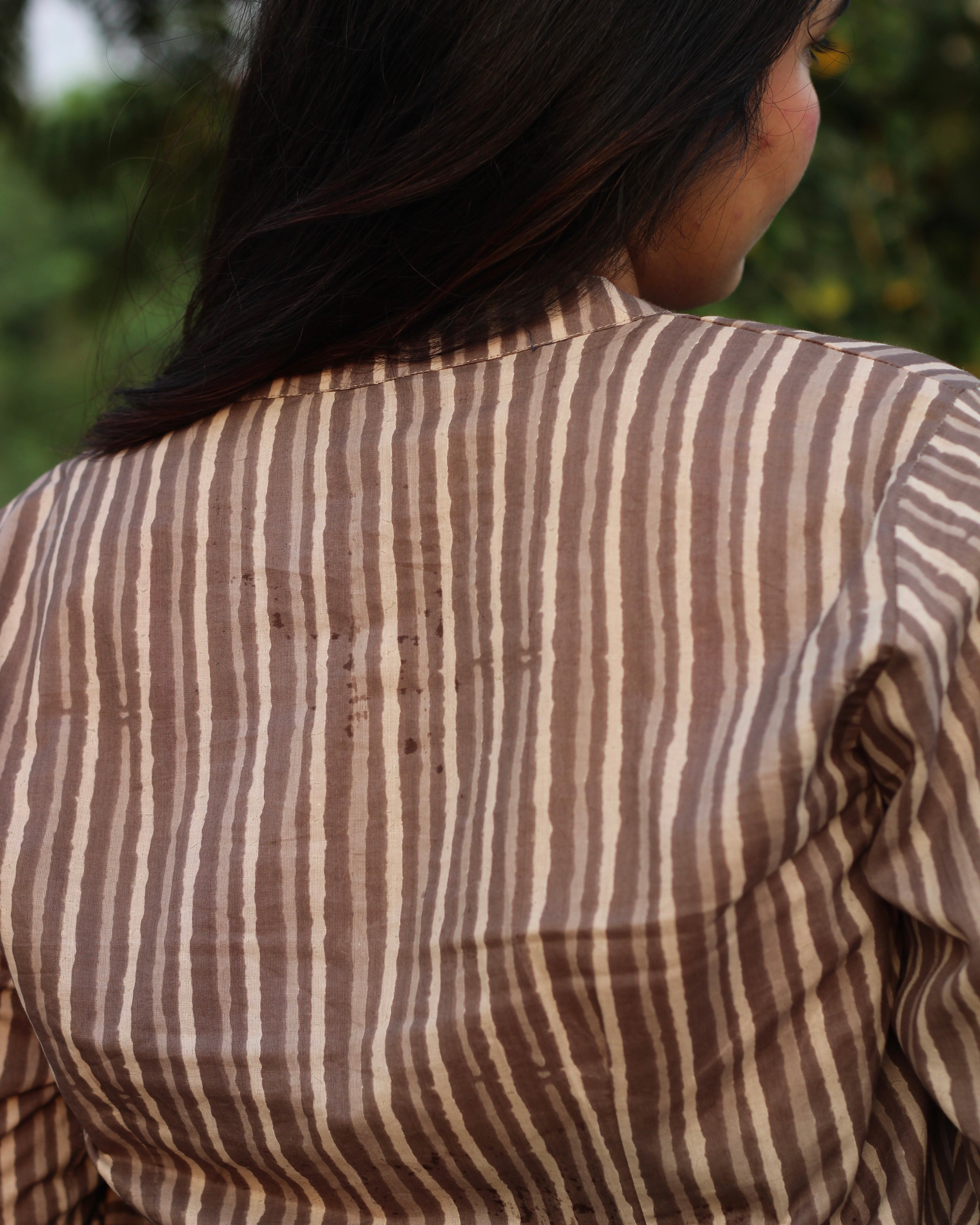 Close up picture for stripes print 