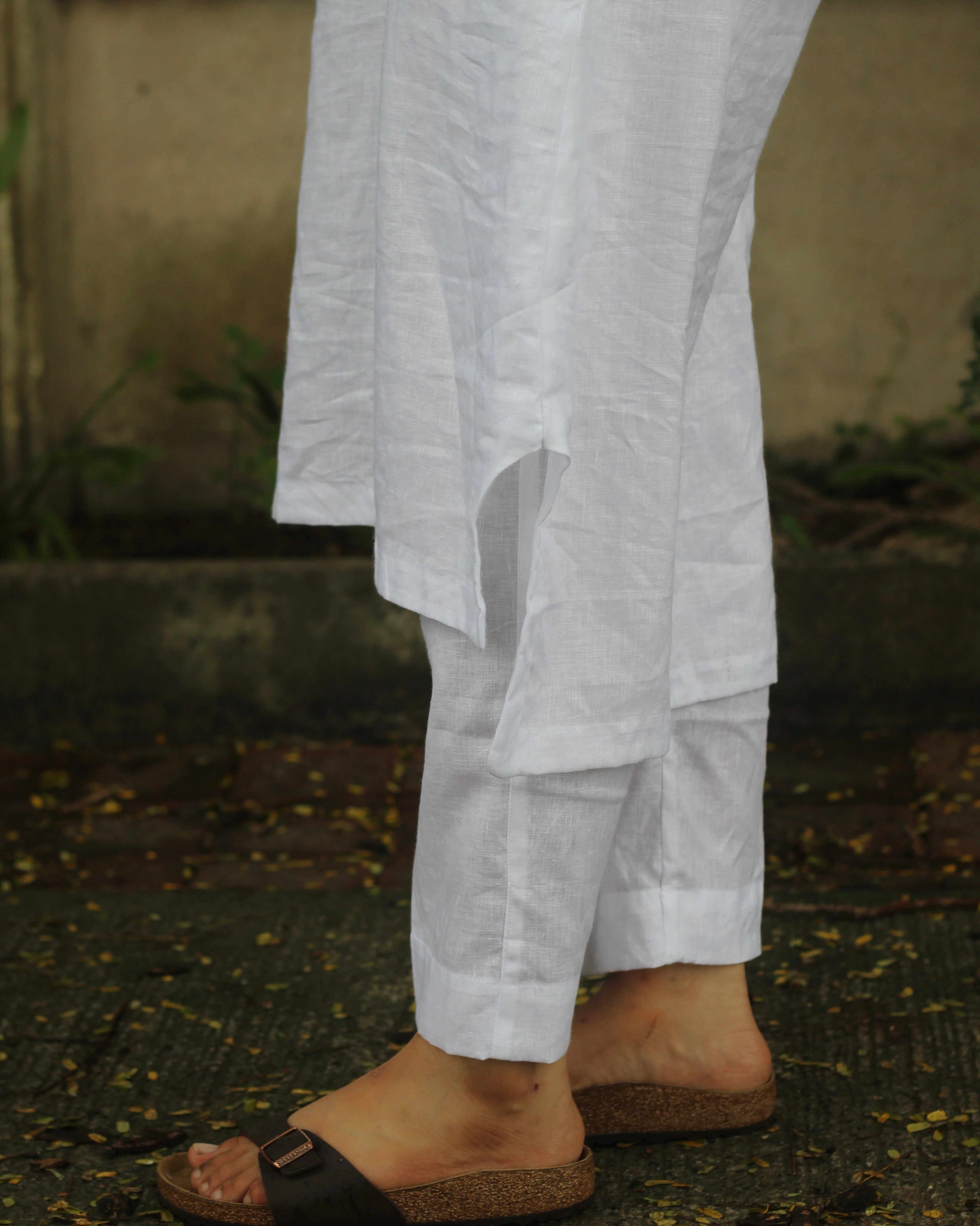 Best Seller Polo Premium linen white Co-ord