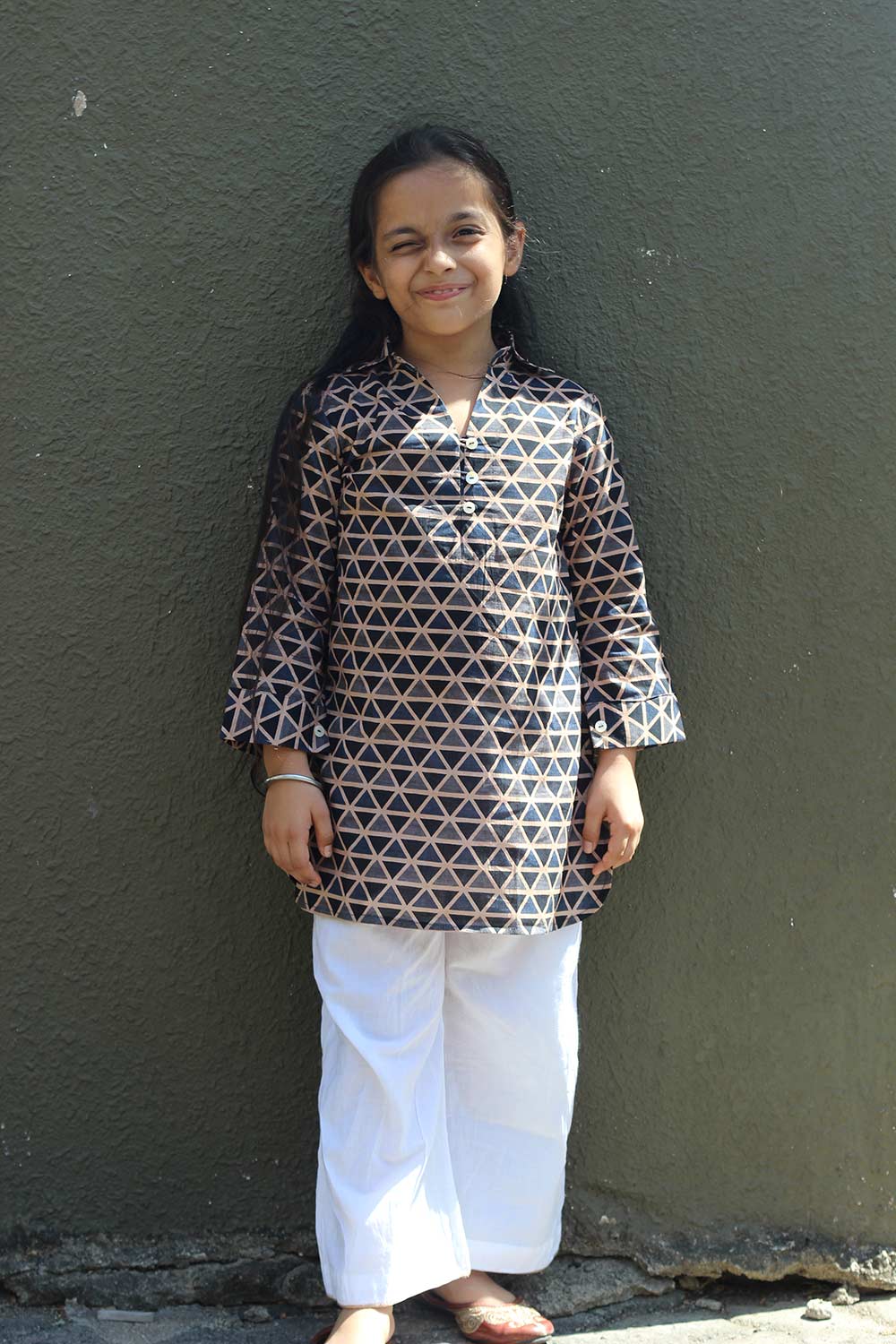 Triangle Fun Comfort Kurta