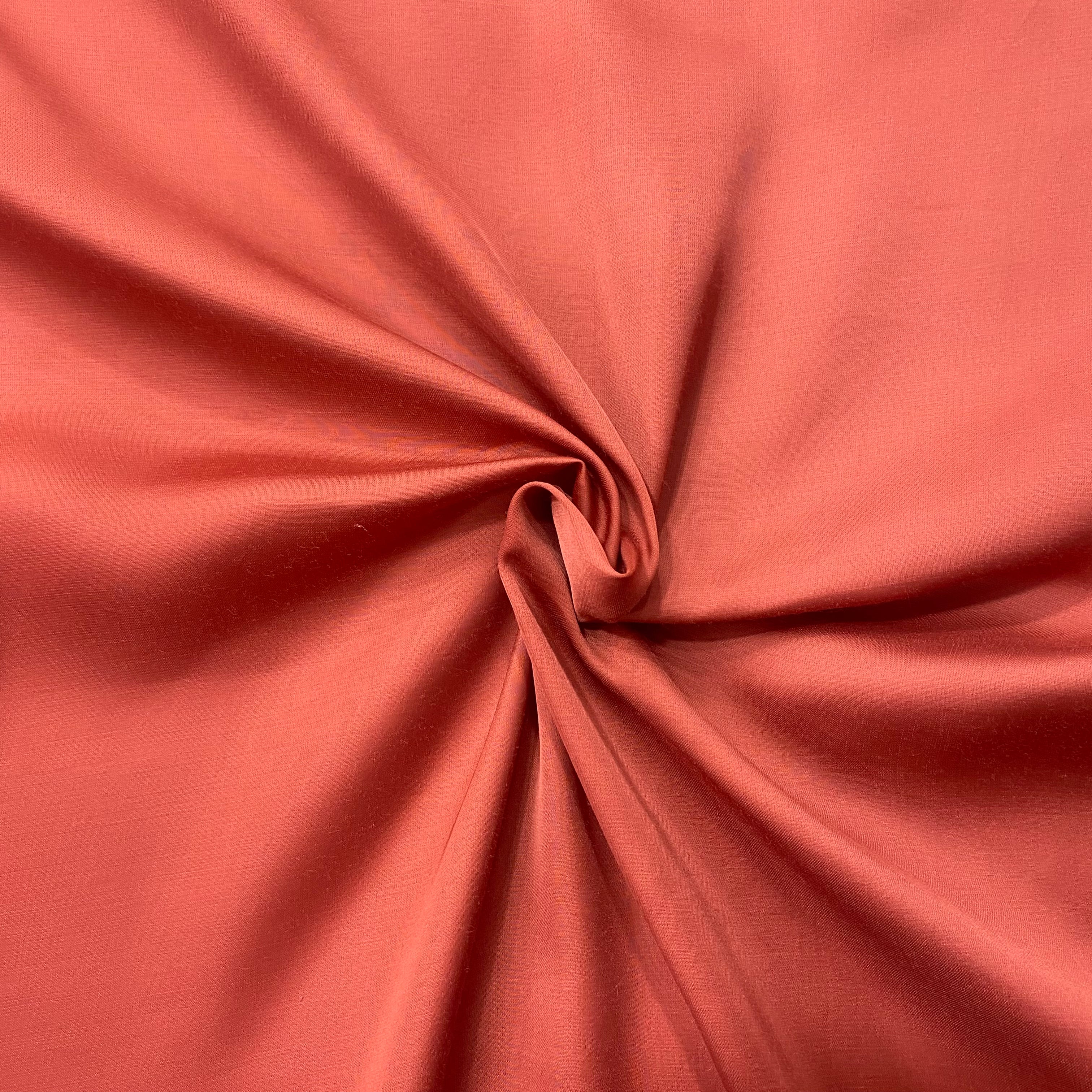 Light red shade modal satin fabric - 44 width per meter price