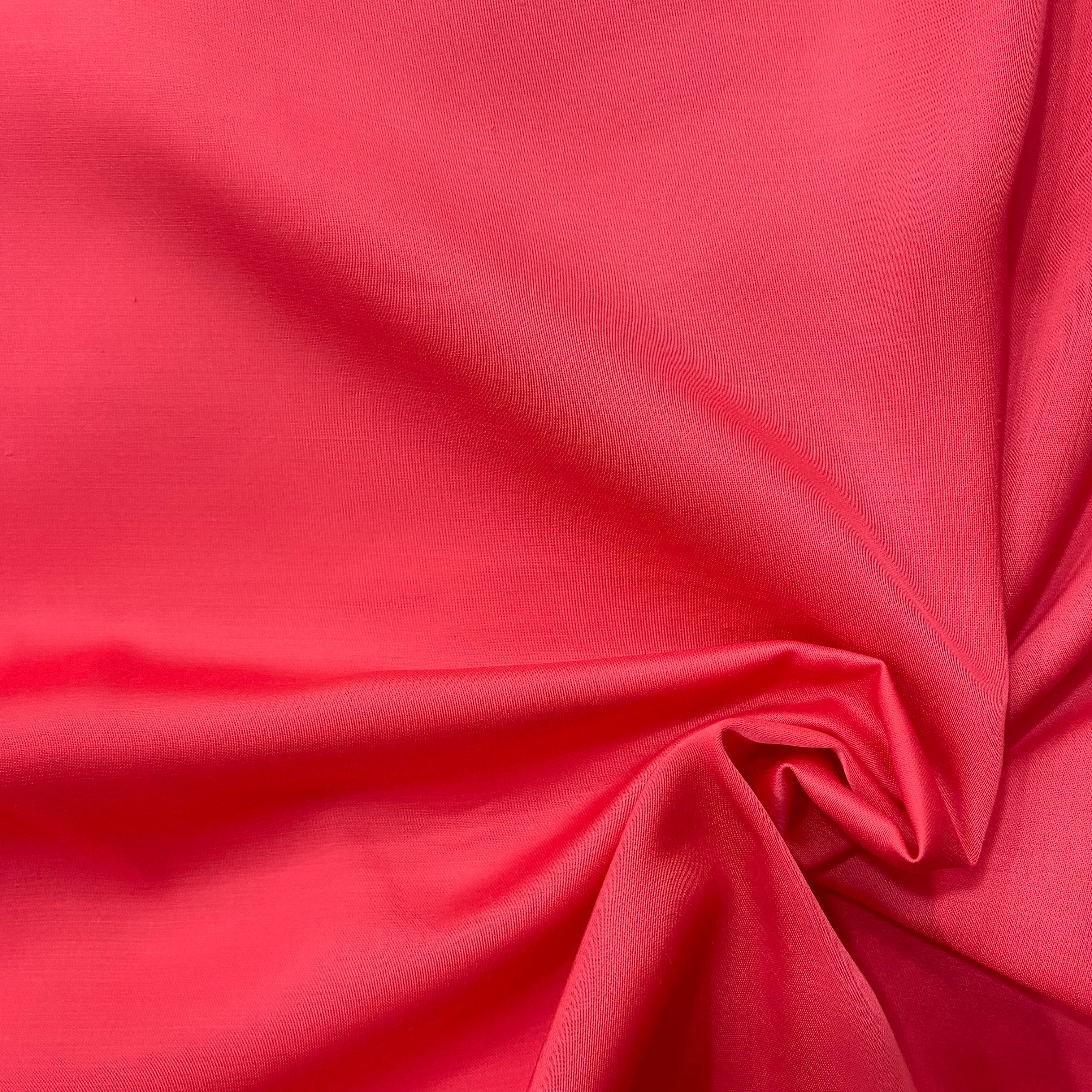 Pretty pink modal satin fabric - 44 width per meter price
