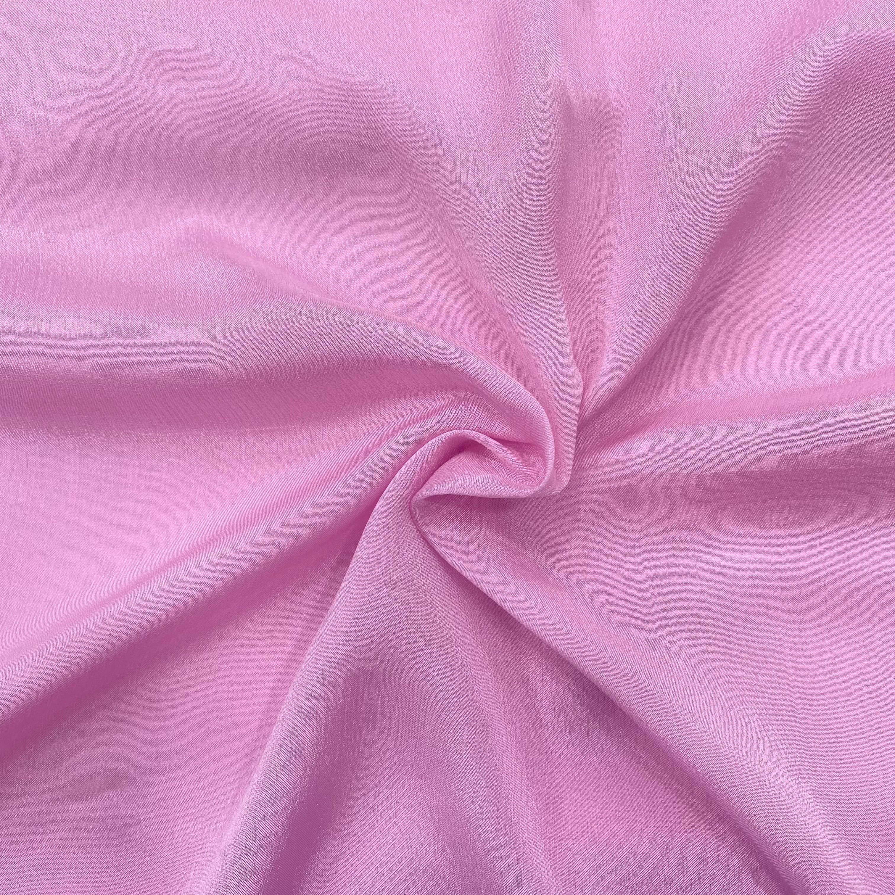 Barbie pink pure chinon fabric - 44 width per meter price