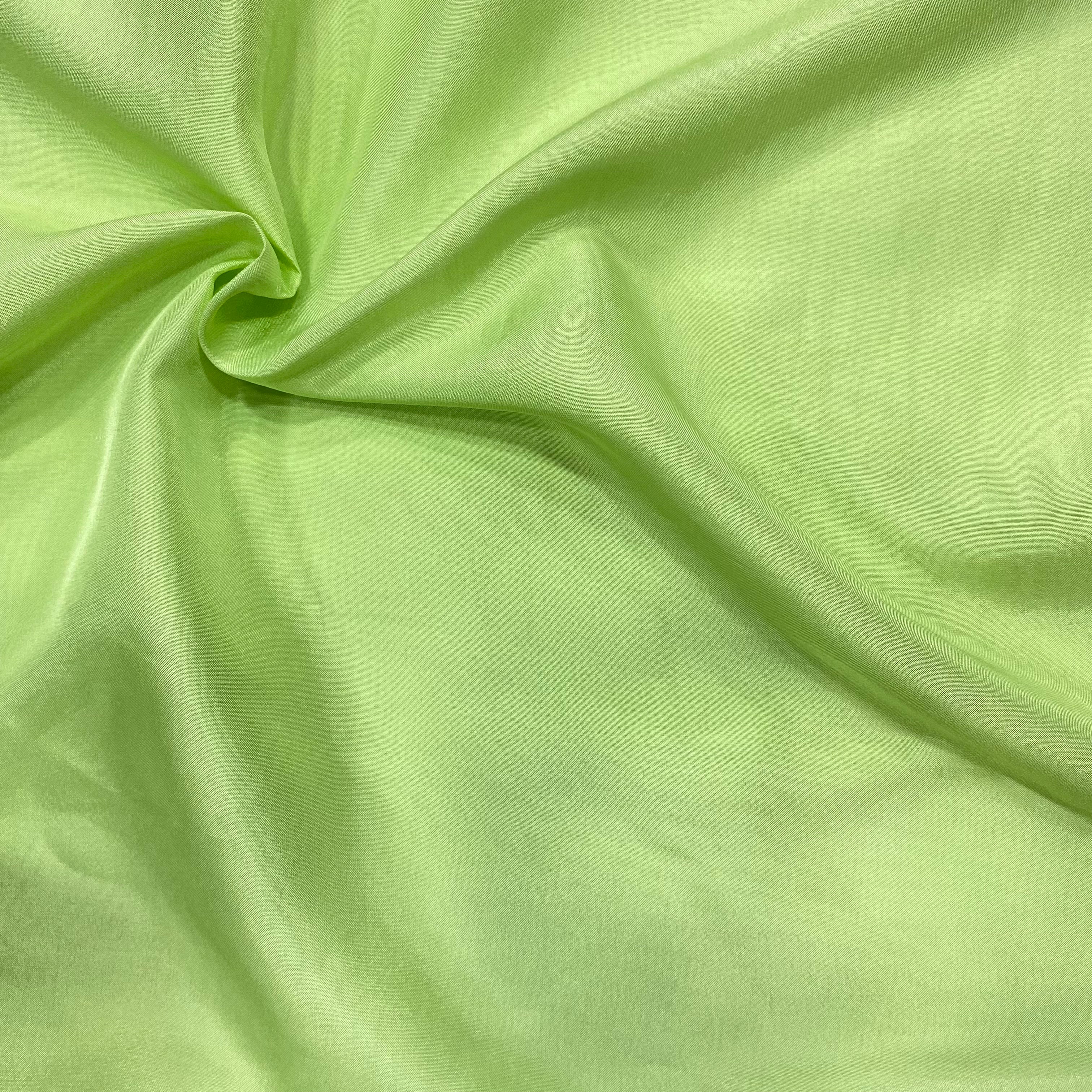 Light pastel green upada silk fabric - 44 width per meter price