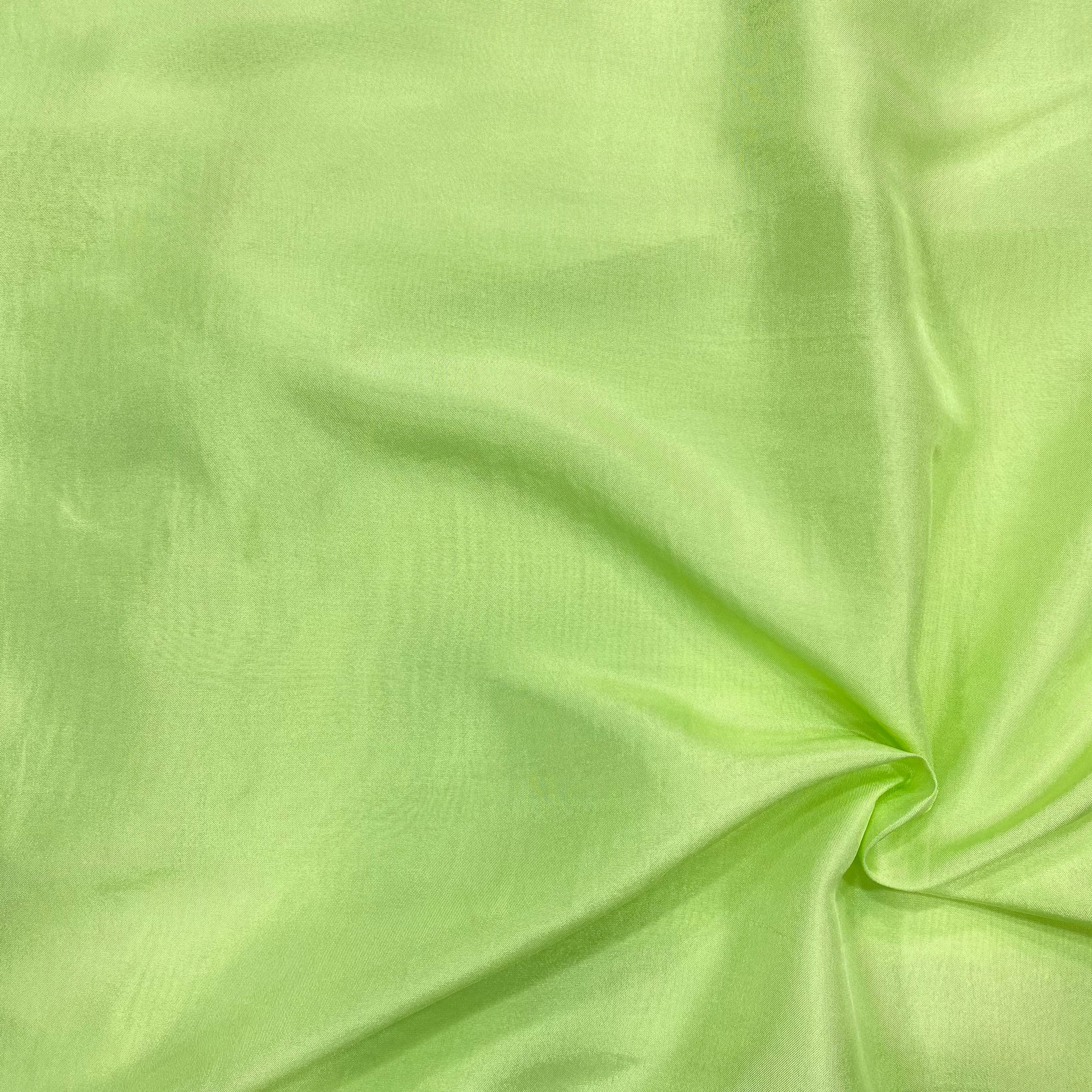Light pastel green upada silk fabric - 44 width per meter price