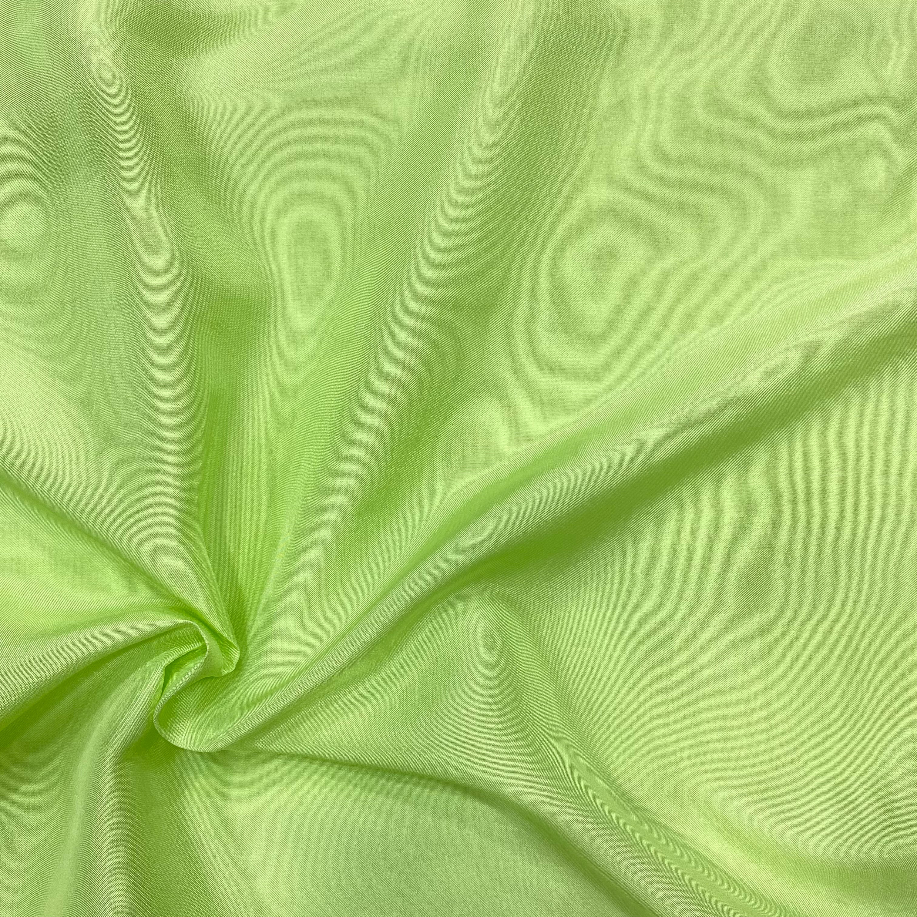 Light pastel green upada silk fabric - 44 width per meter price