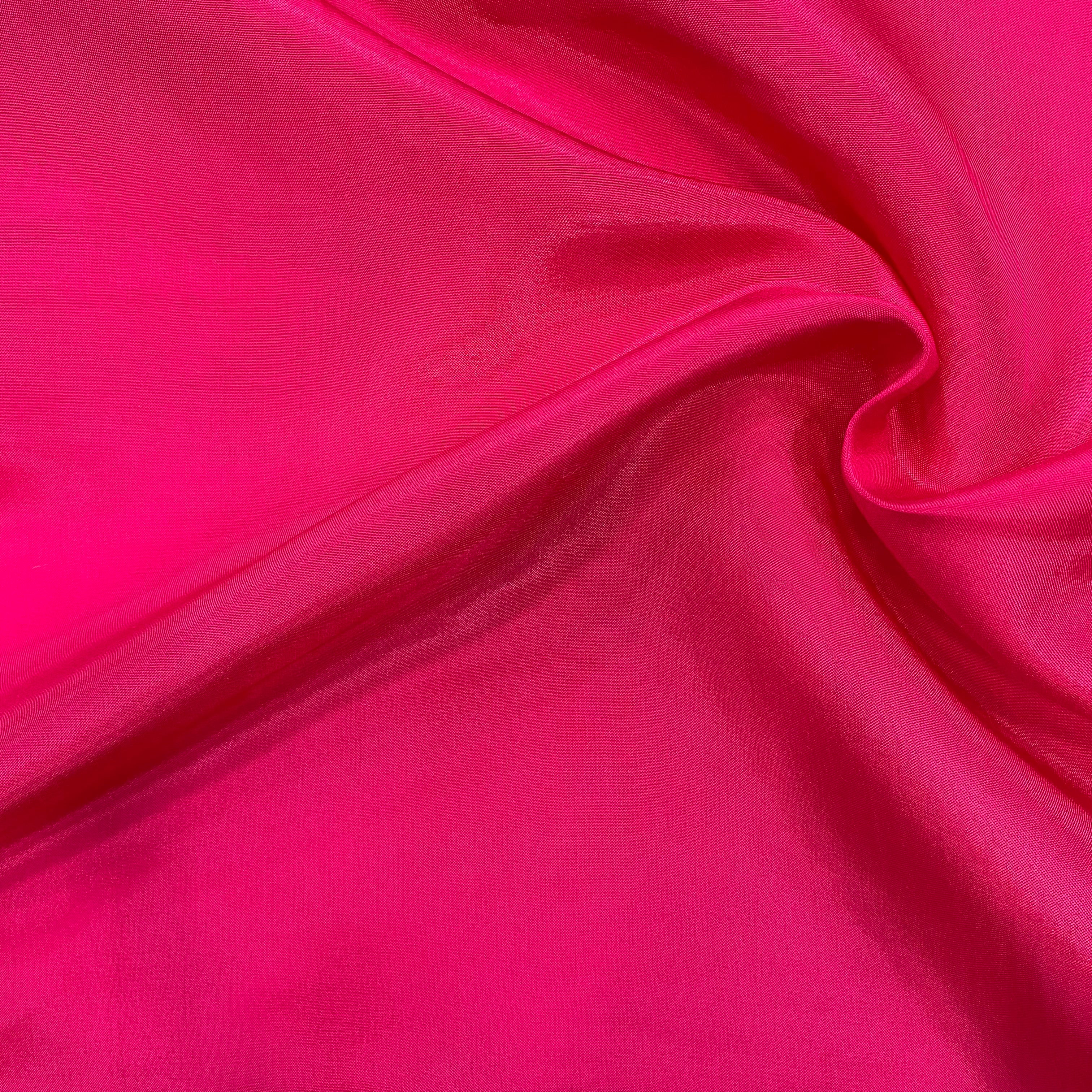 Hot pink upada silk fabric - 44 width per meter price