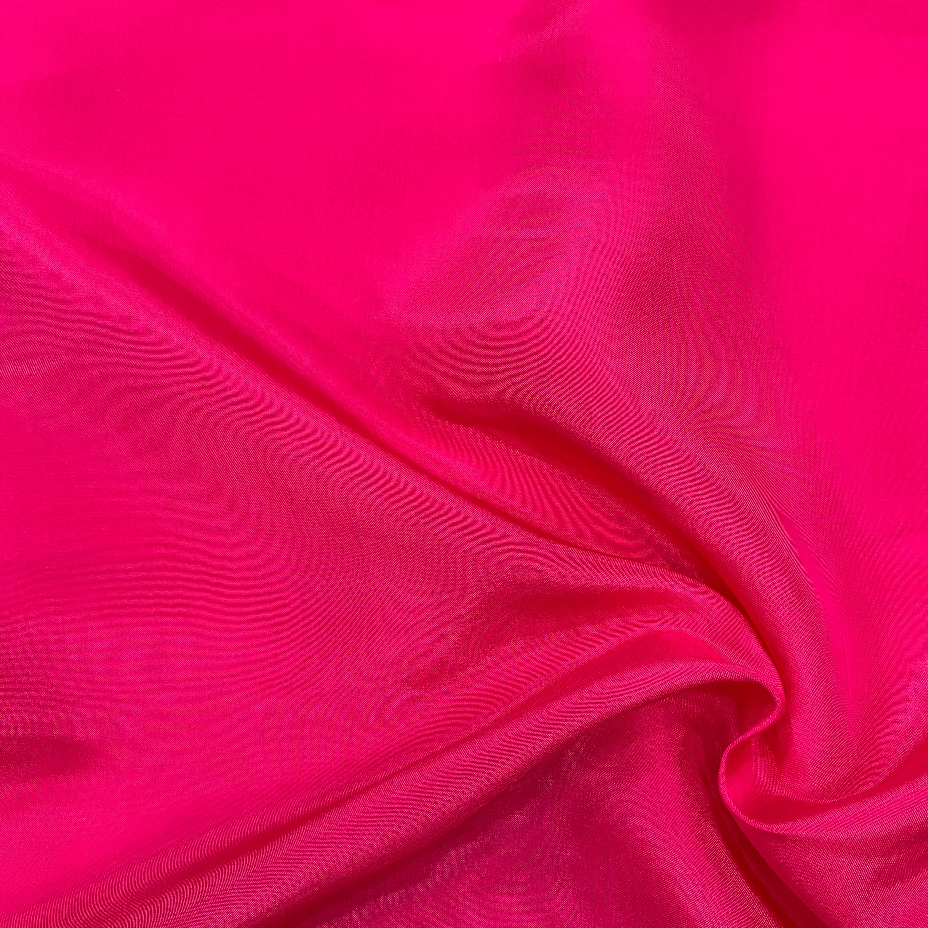 Hot pink upada silk fabric - 44 width per meter price