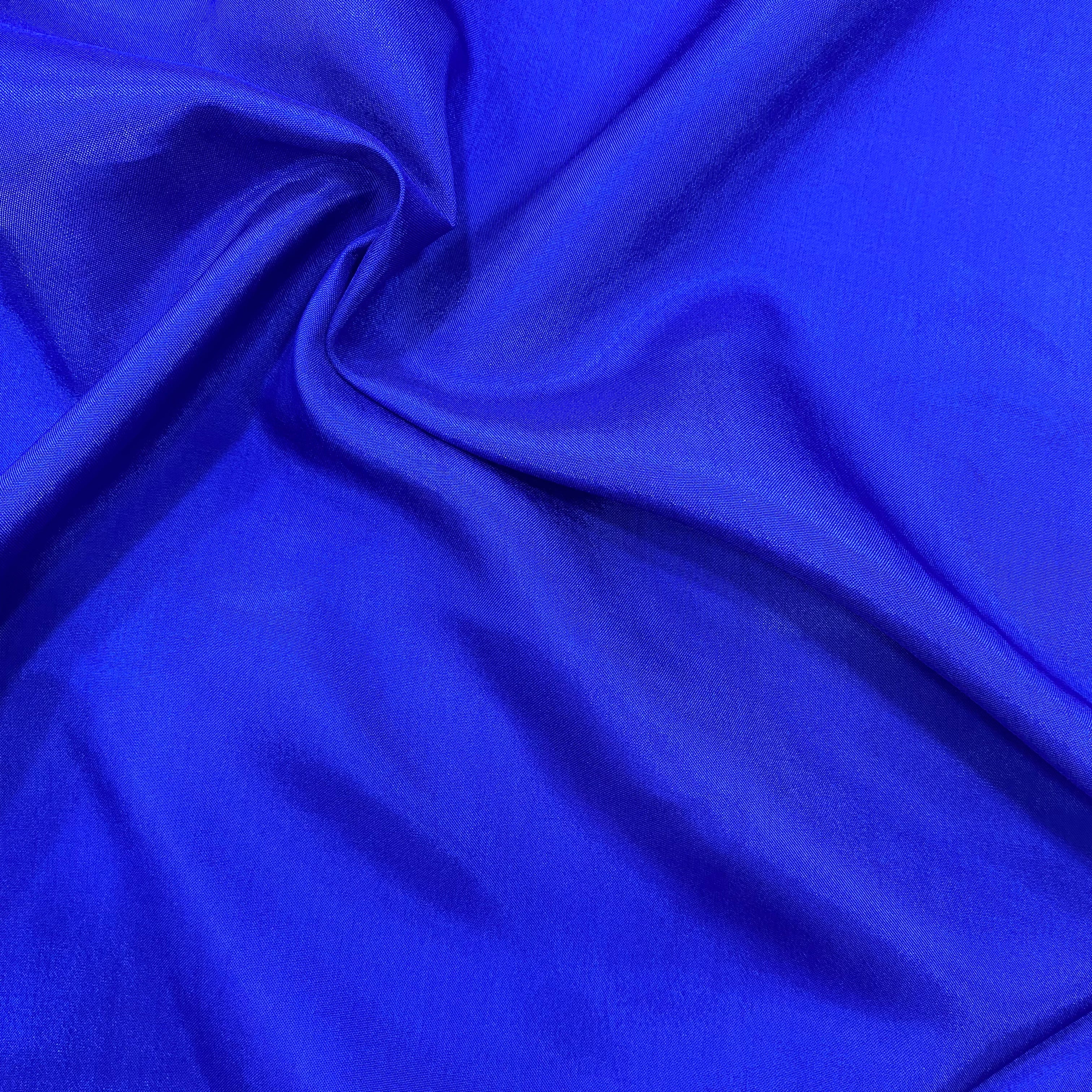 Royal blue upada silk fabric - 44 width per meter price