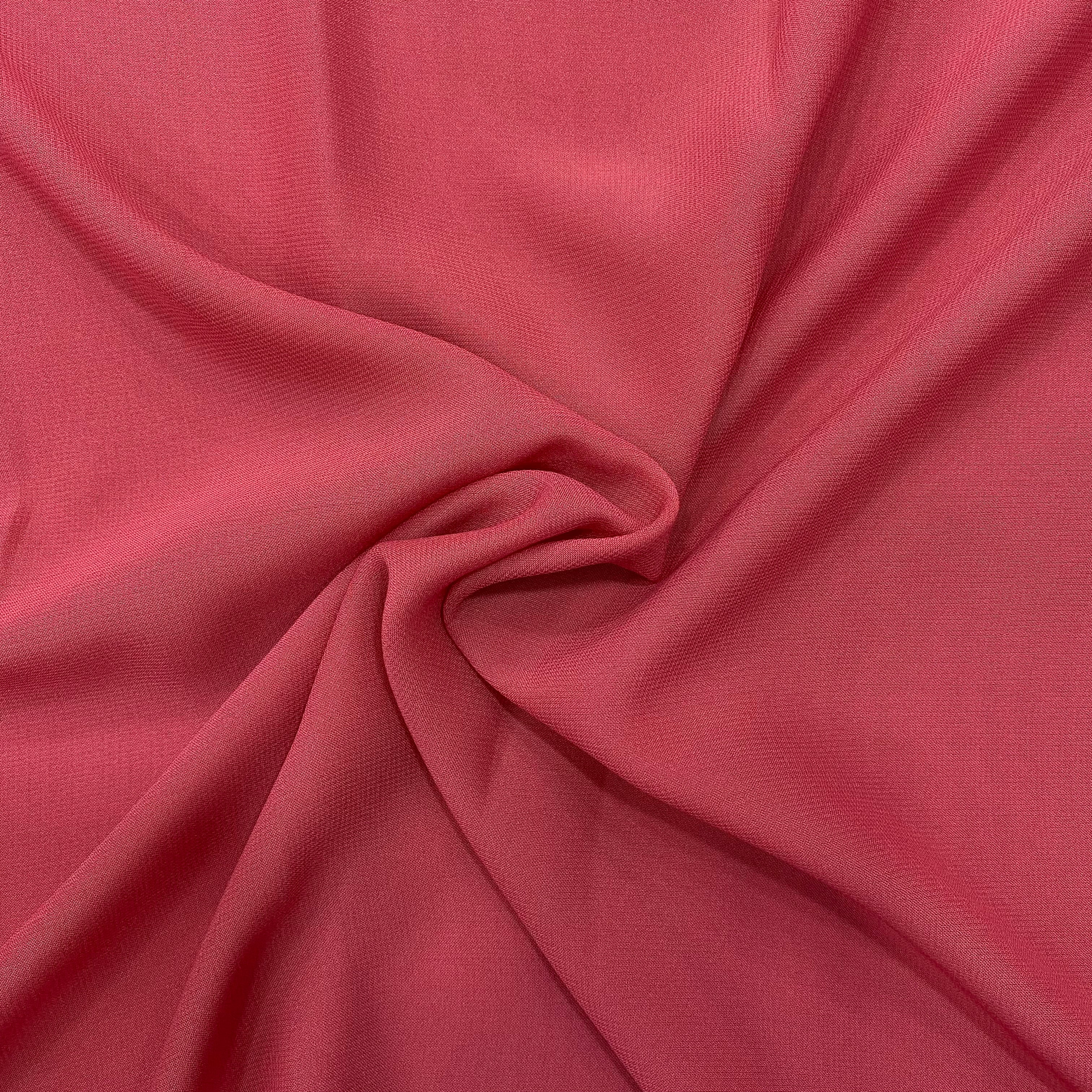 Pretty pink georgette fabric- 44 width per meter price