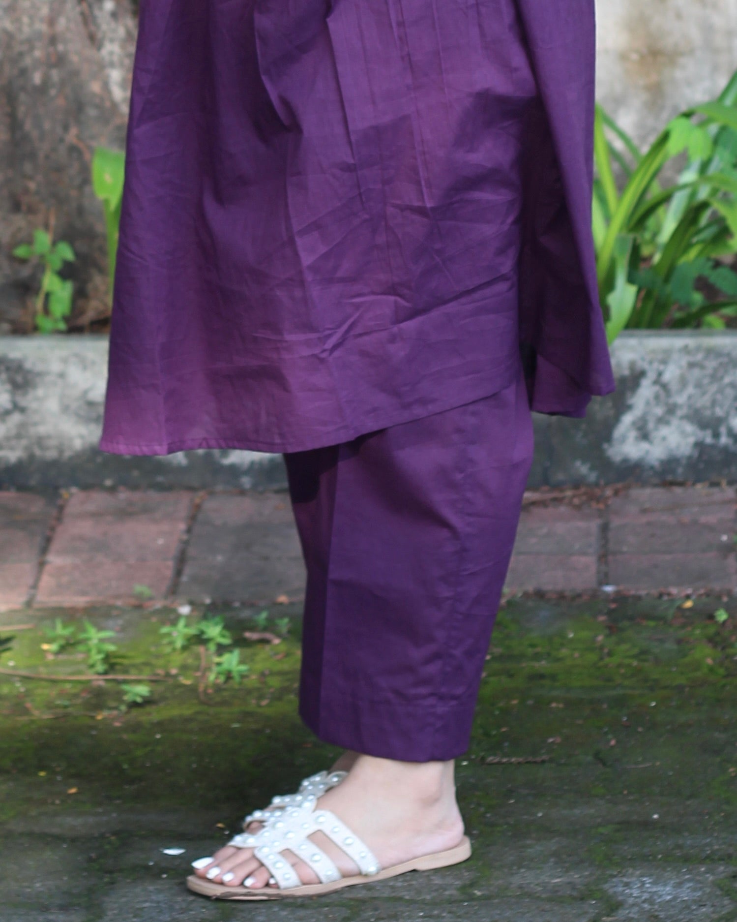 Premium Cotton Dark Purple Pants