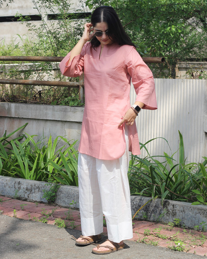Jiya Short Tunic in Pure Cotton