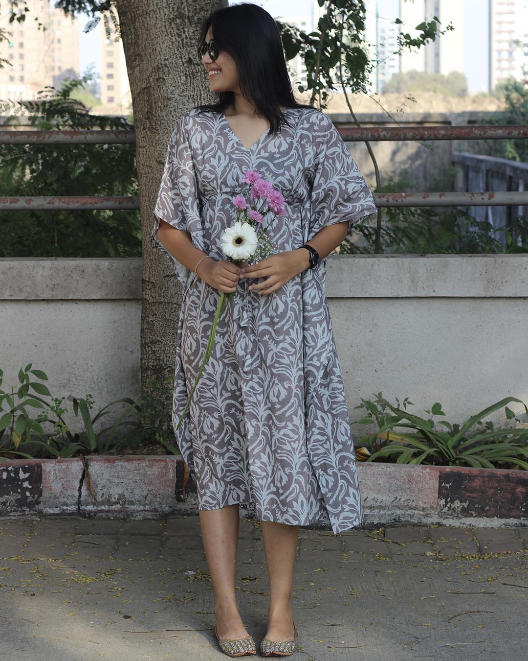 Earthy Premium cotton Long Kaftan