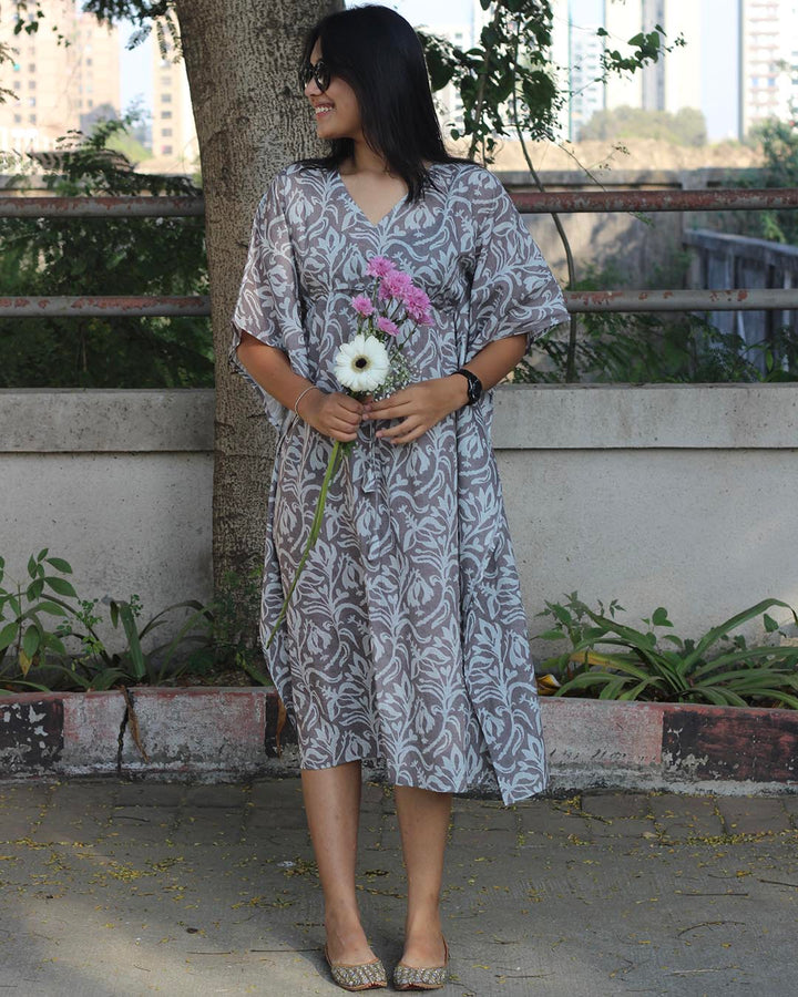 Earthy Premium cotton Long Kaftan