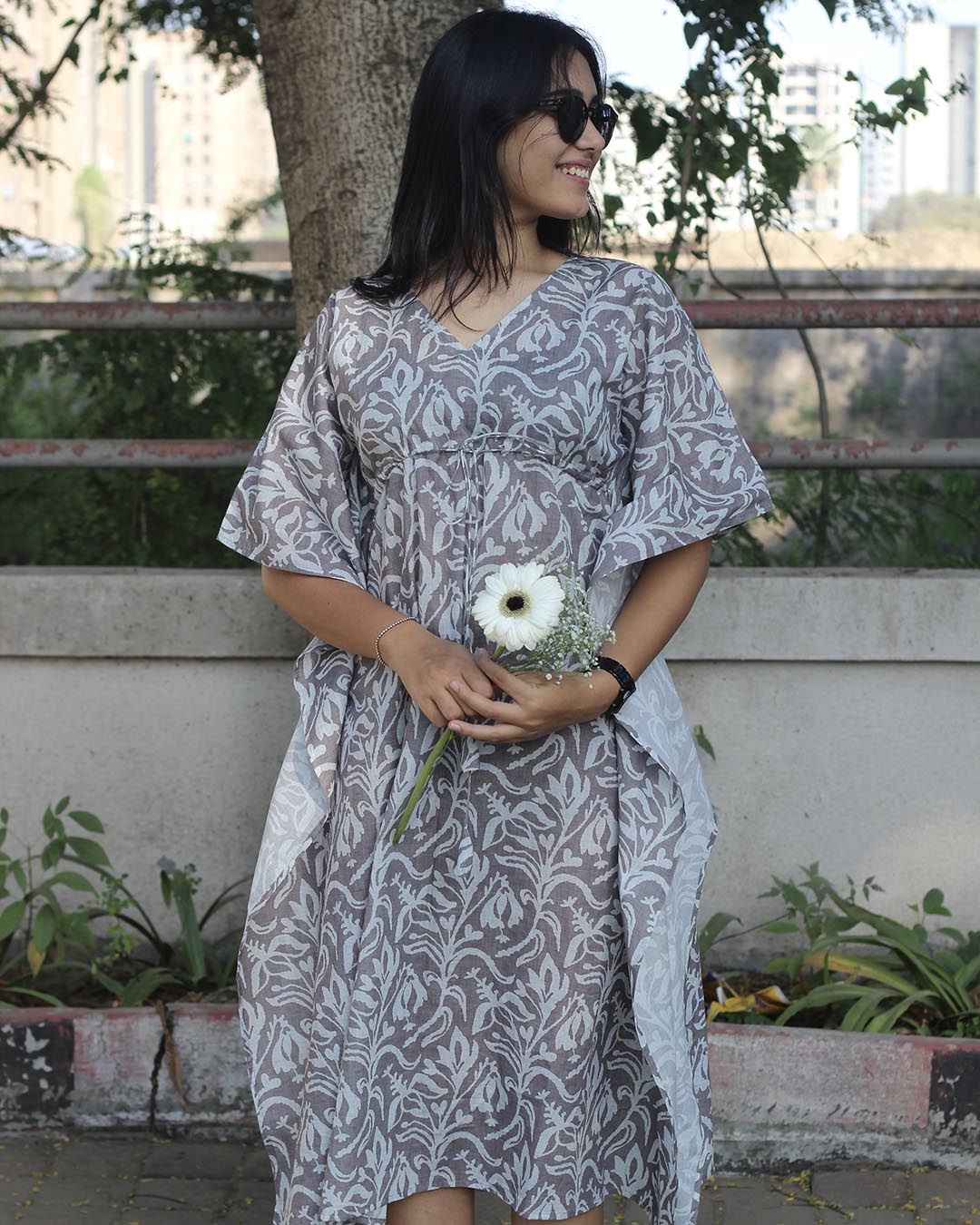 Earthy Premium cotton Long Kaftan