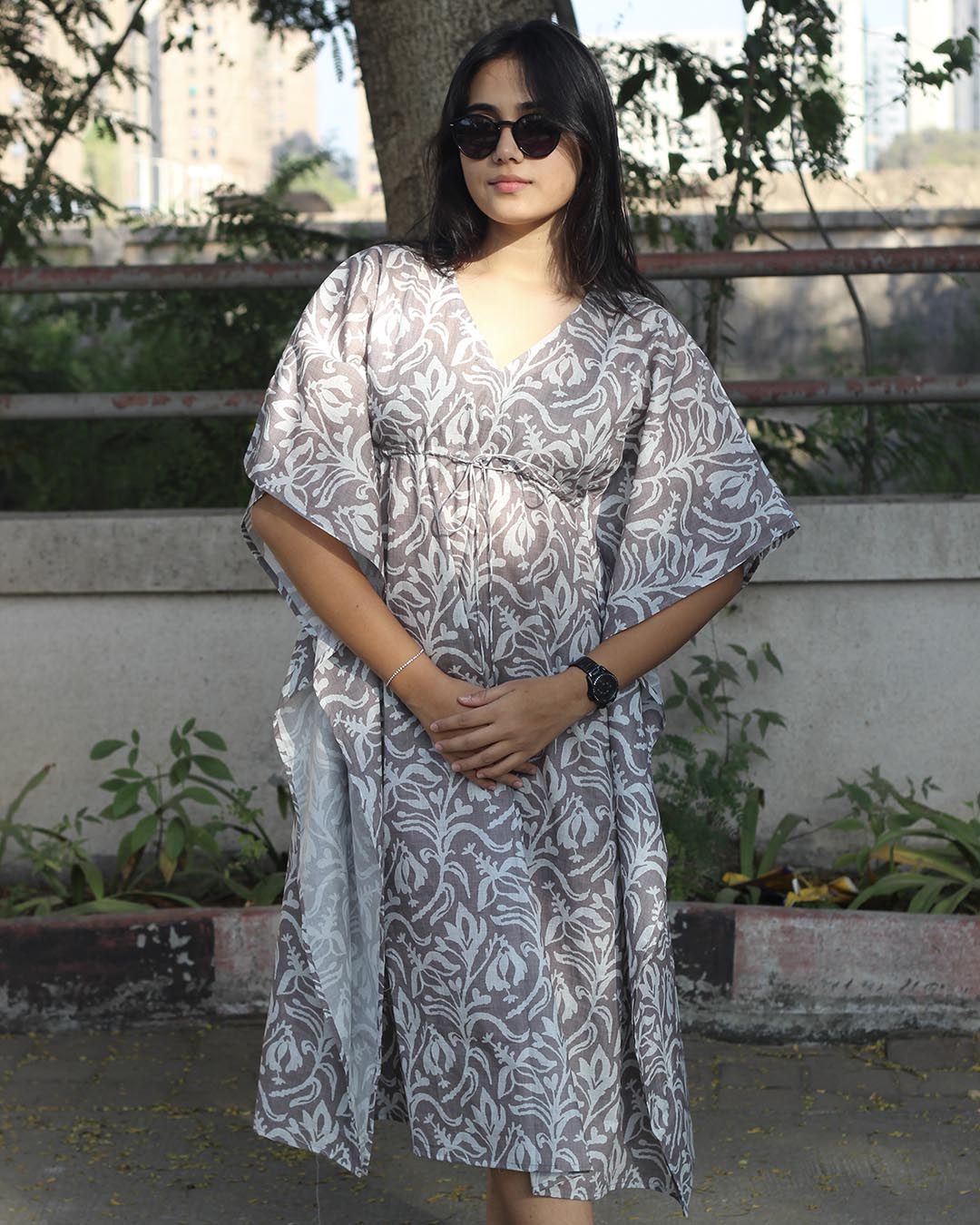 Earthy Premium cotton Long Kaftan