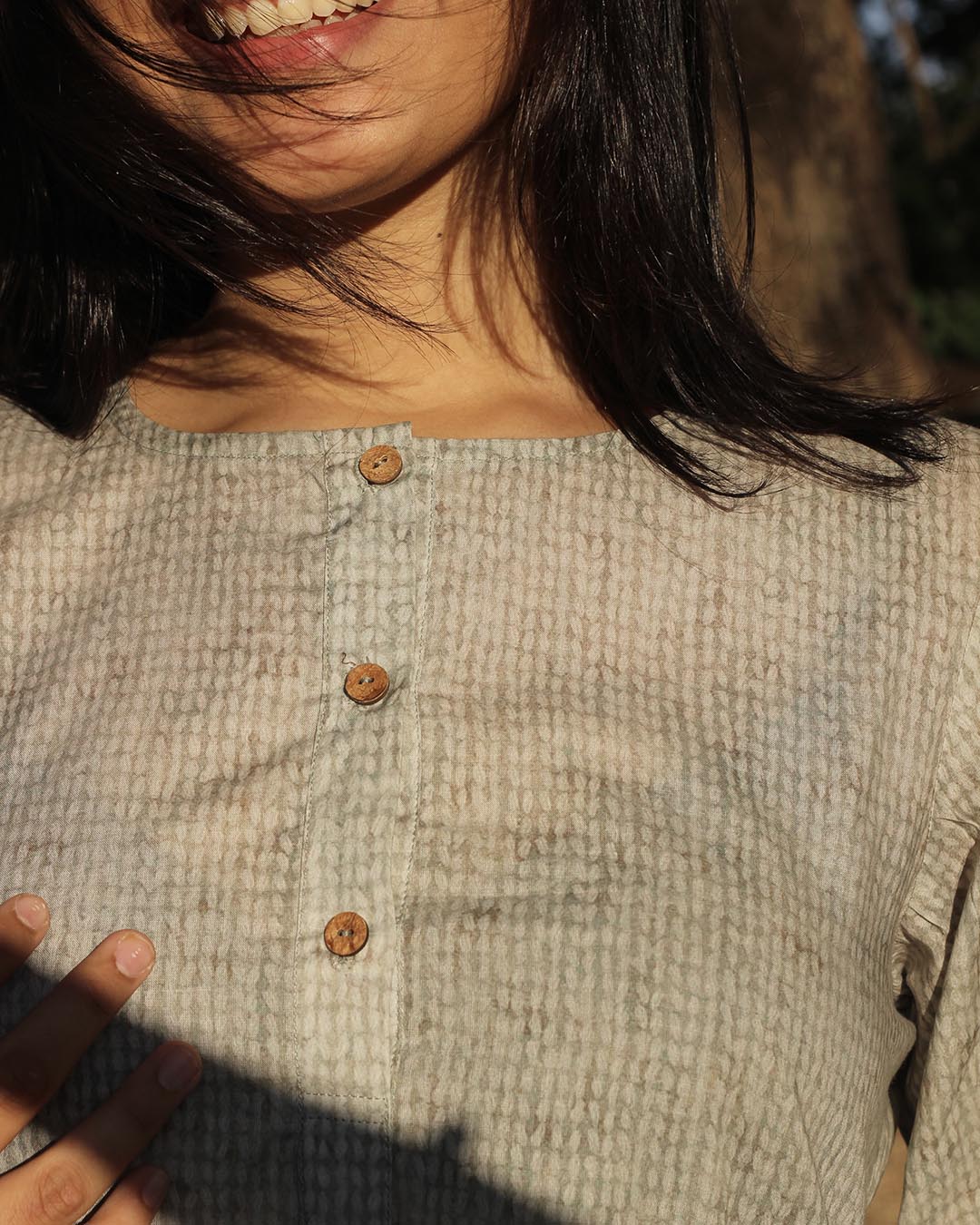 Dusty Squares Lounge set in Premium Cotton