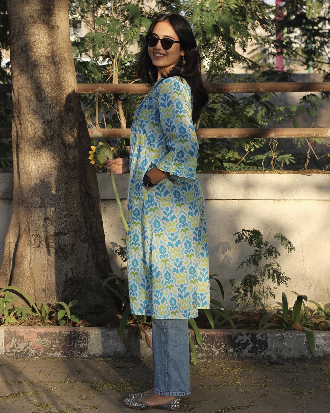 Bluegrass premium cotton Long kurta