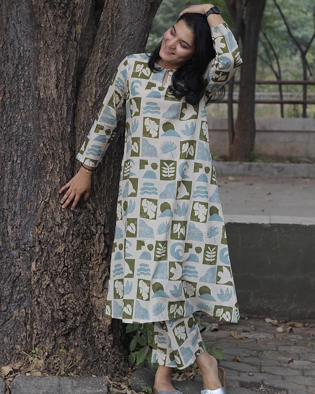 Summer Vibe Premium cotton Kurta pant Set