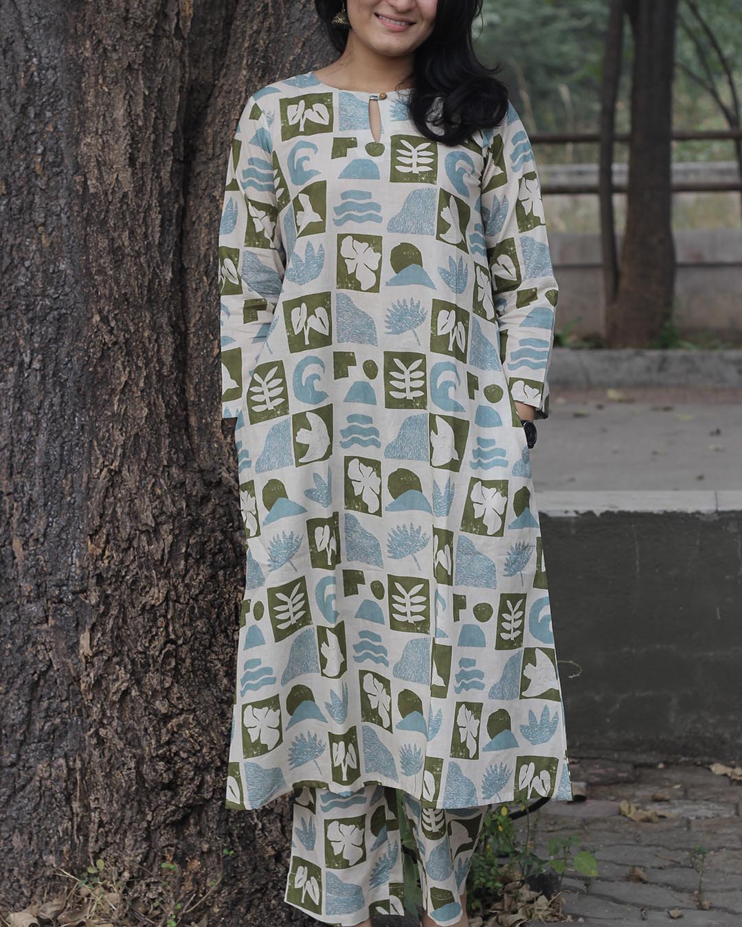 Summer Vibe Premium cotton Kurta pant Set