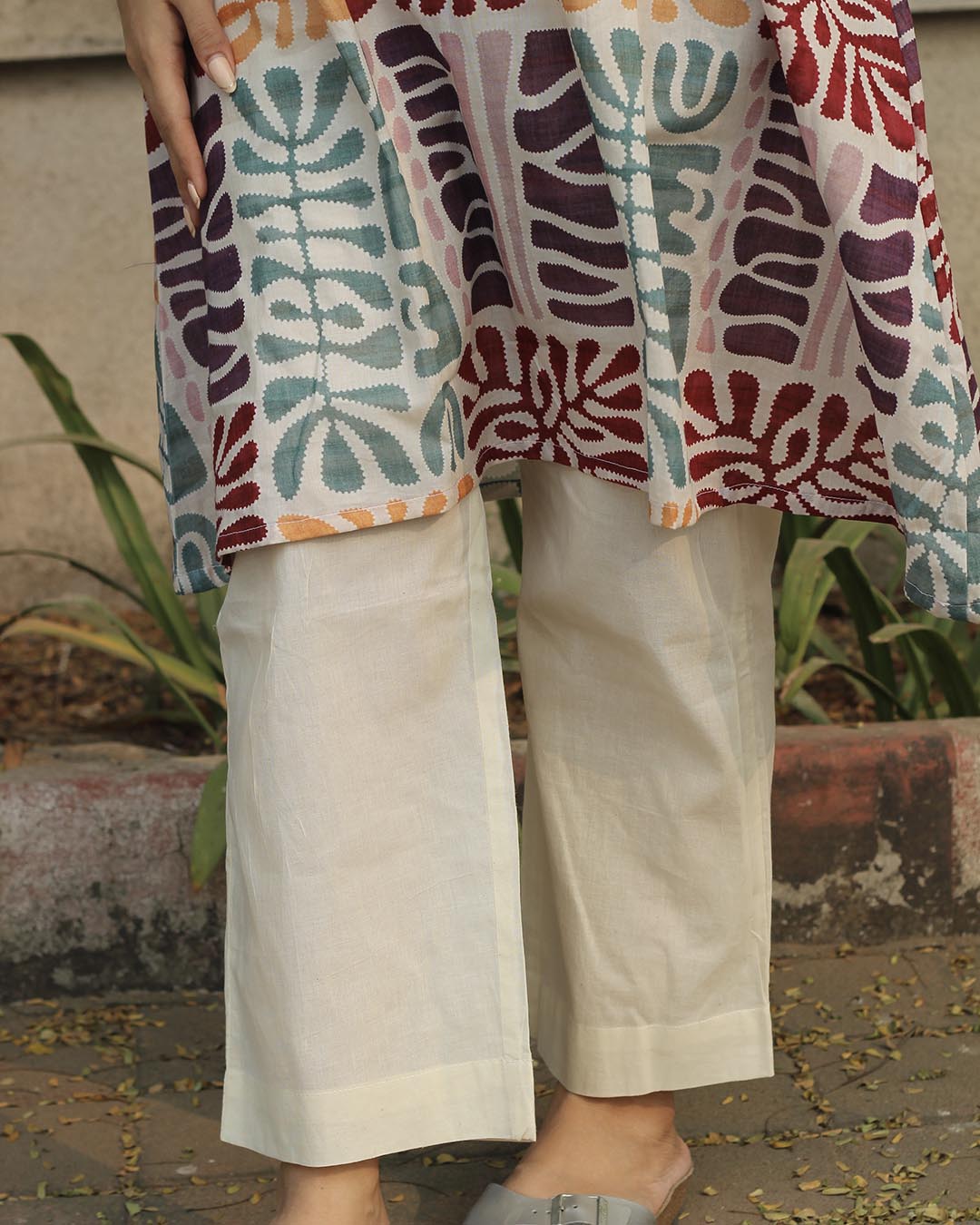 Prism A-Line Kurta in Premium Cotton