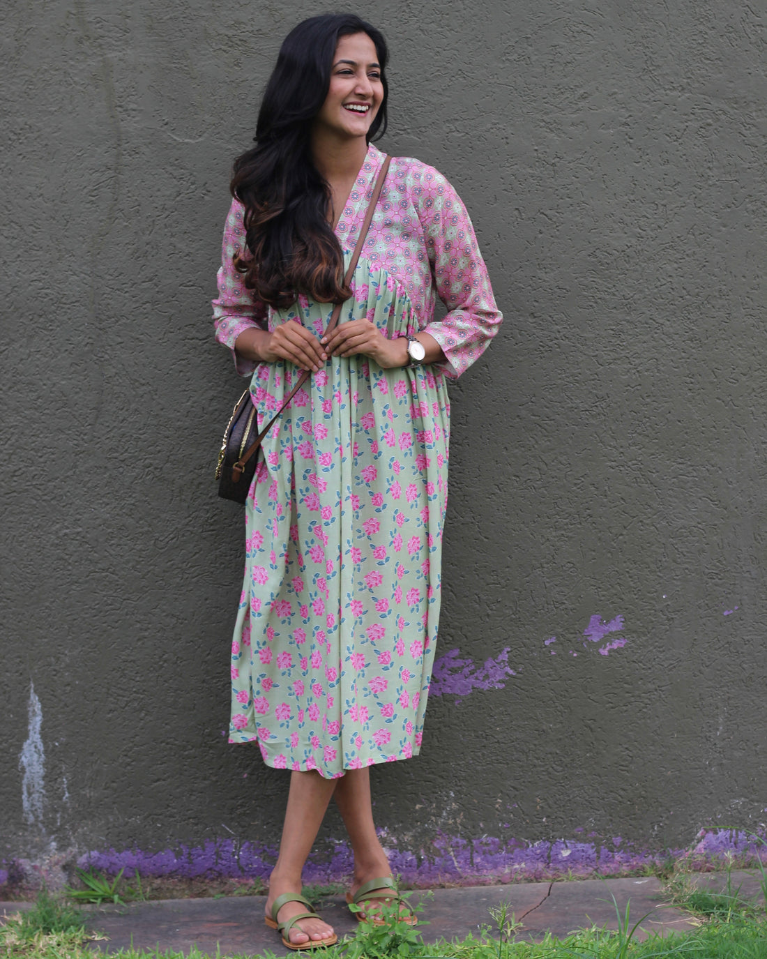 Best seller : Alia cut floral and abstract long dress indiefabstore Best seller : Alia cut floral and abstract long dress indiefabstore