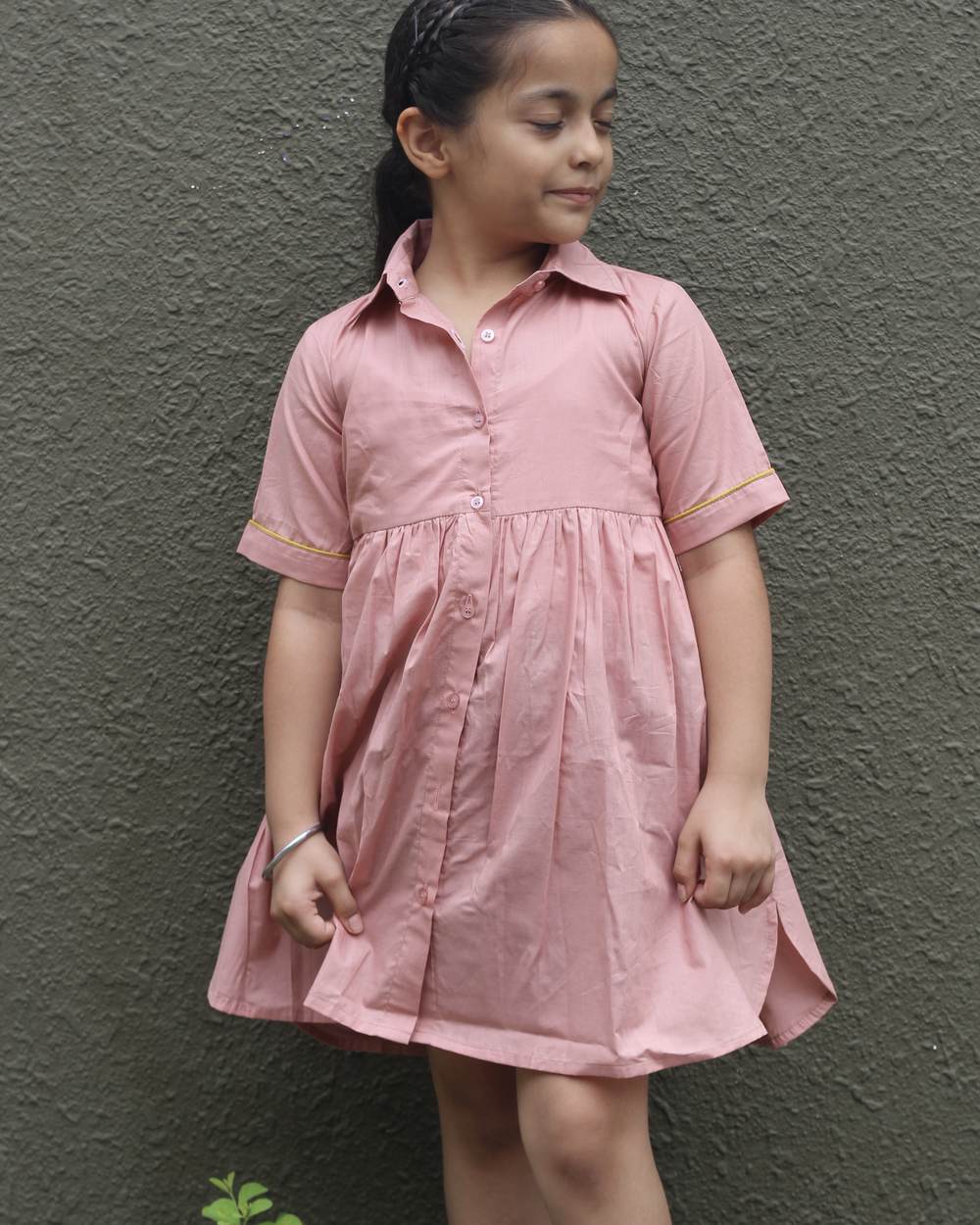 Pinky Promise Shirt Dress