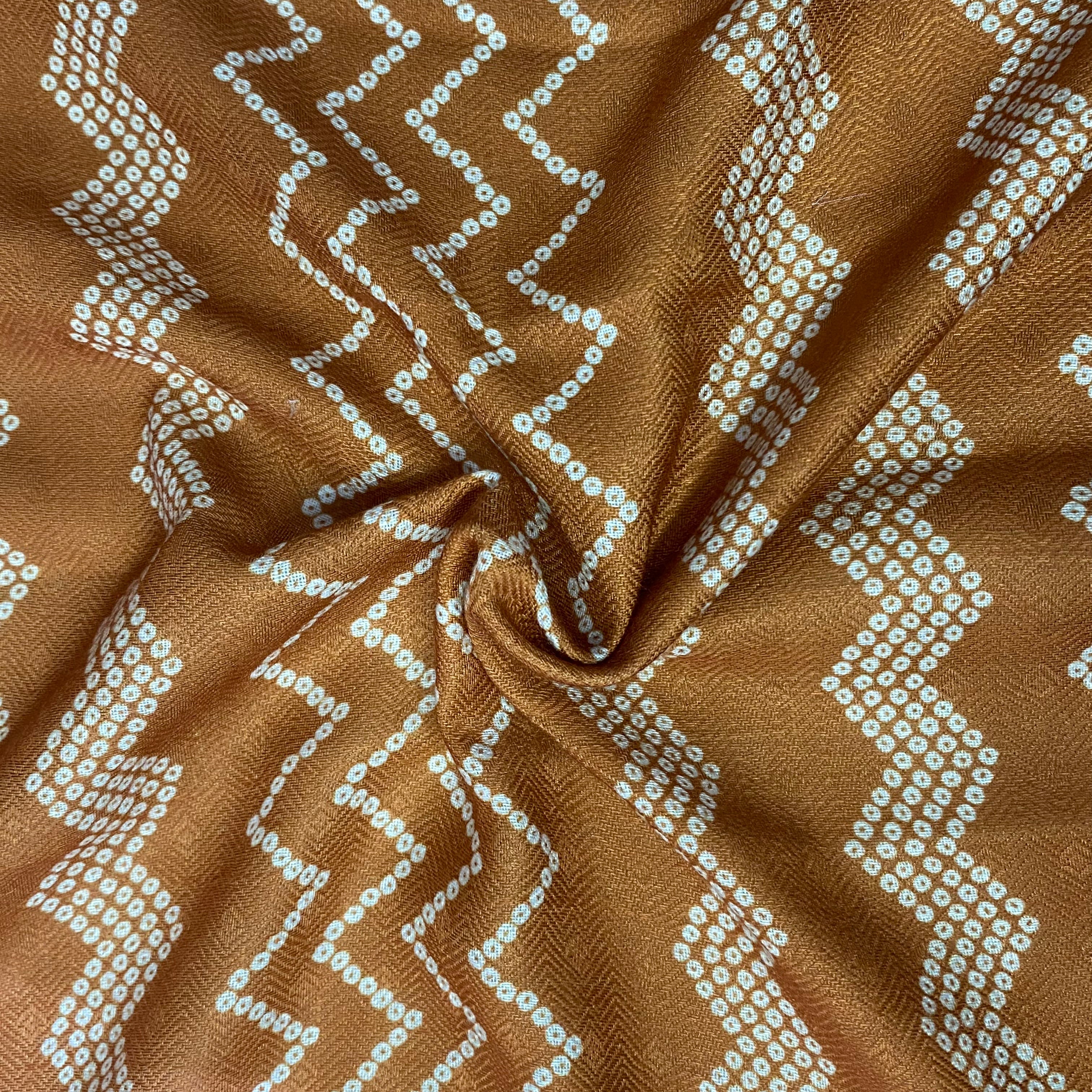 1.5 Meter - Geometric print Pashmina fabric