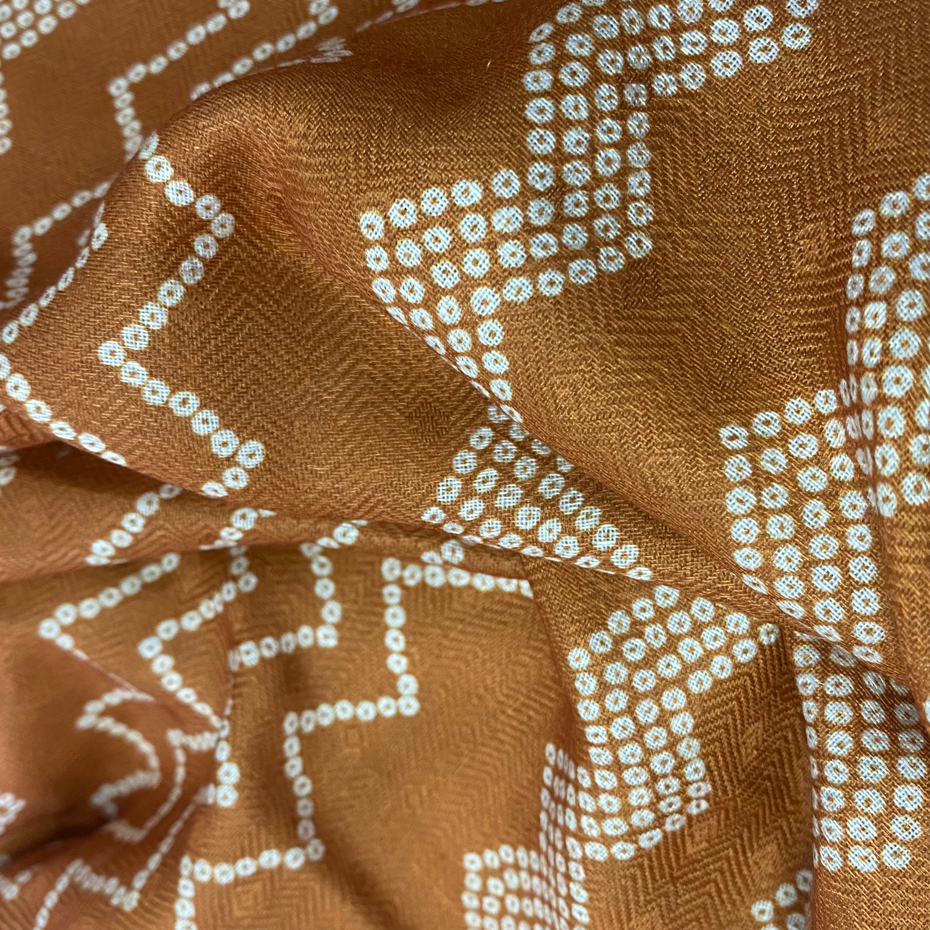 1.5 Meter - Geometric print Pashmina fabric