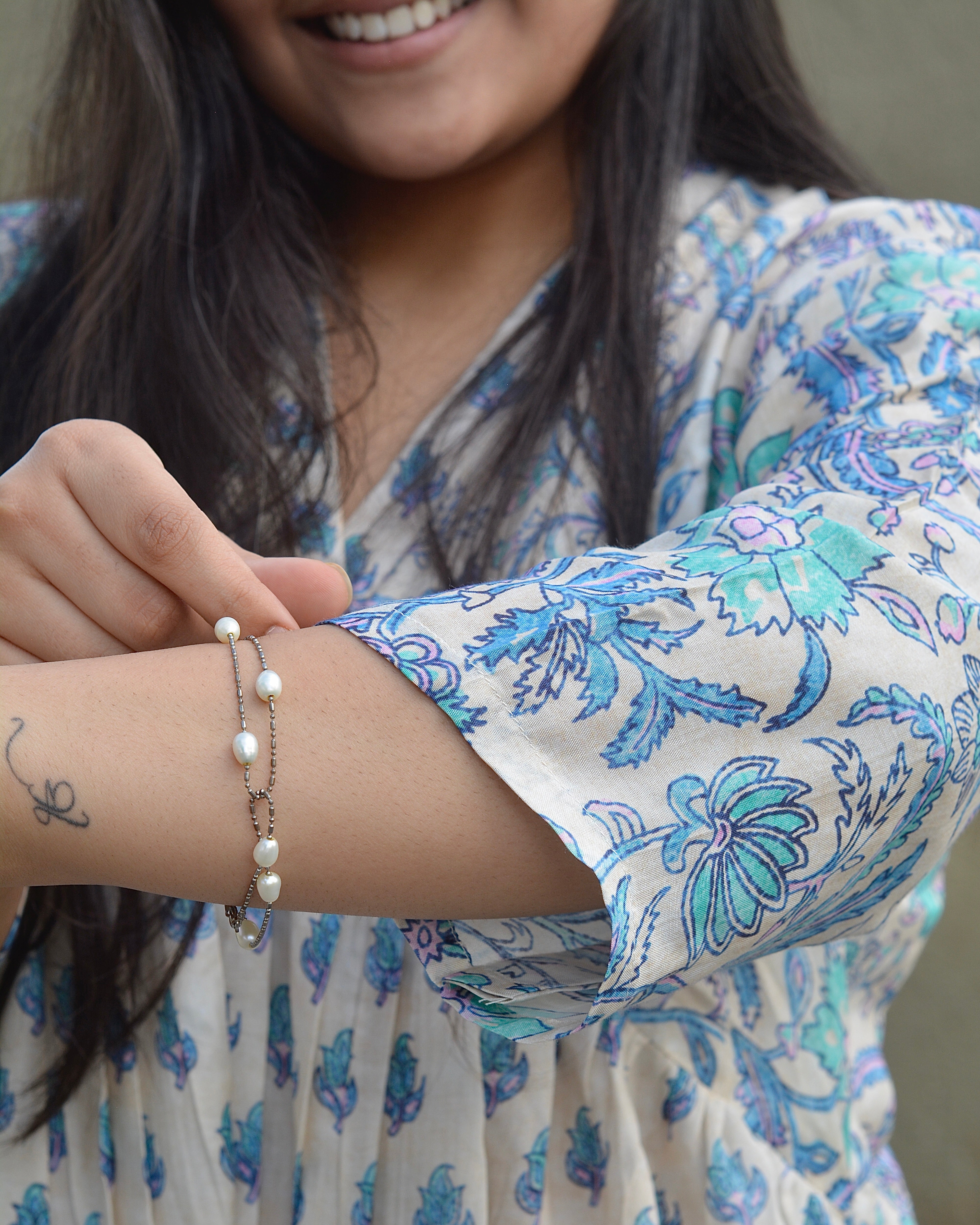 Alia cut pure muslin suit set - set of 2 - indiefabstore